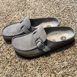 Birkenstock Buckley Clog in Stone grey size 40N